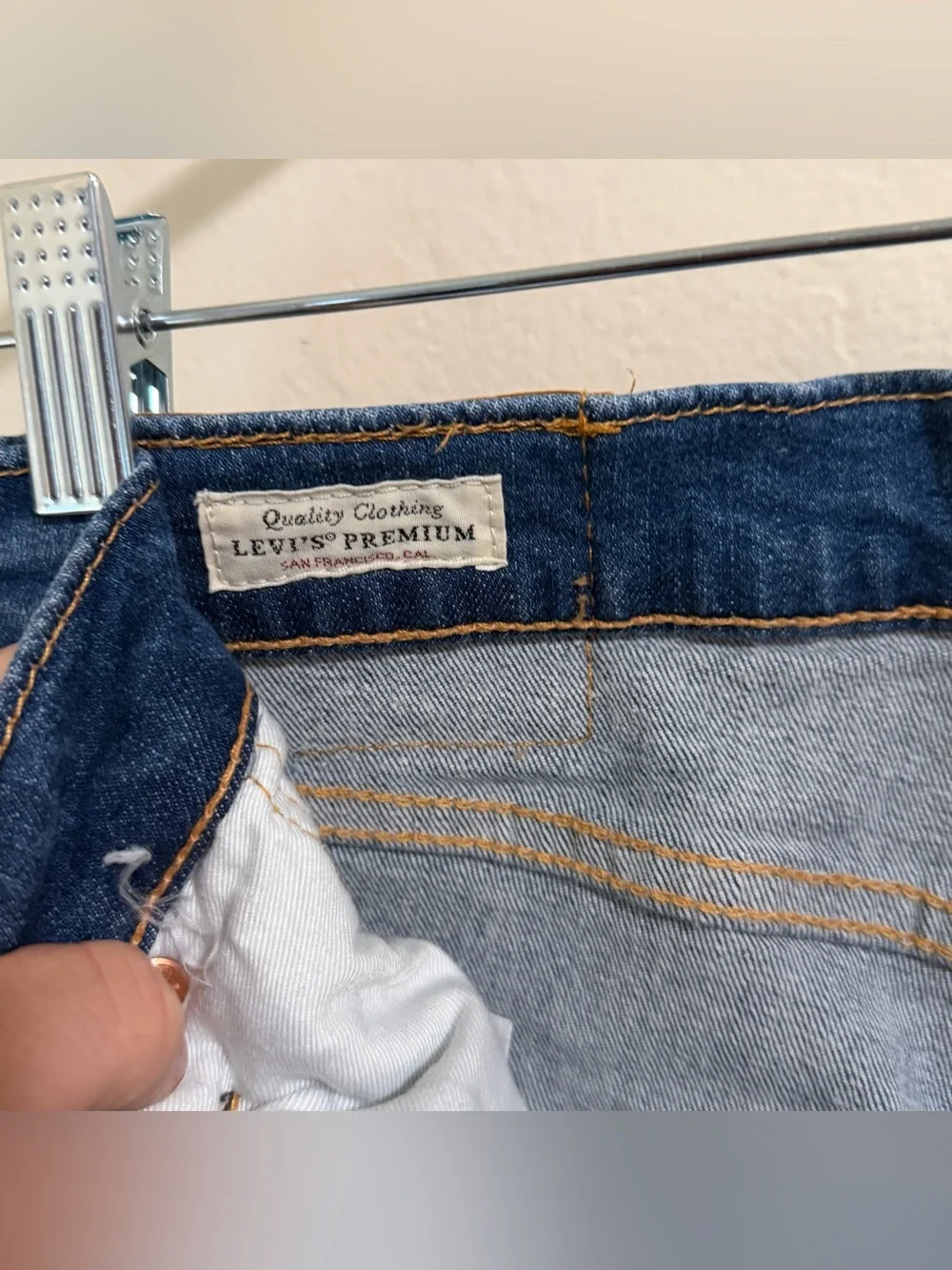 Levi's 511  PREMIUM Slim Fit Denim Shorts Blue Men Size 30 Jean Jorts unisex